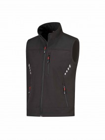STØRVIK Troms Softshell Bodywarmer Winddicht 4 seizoenen Heren - Zwart