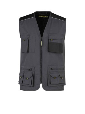 Zomer Werk Bodywarmer Antraciet Grijs - S-3XL - PILAR