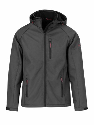 STØRVIK Softshell Winterjas Teddy Gevoerd Heren Zwart - Gore