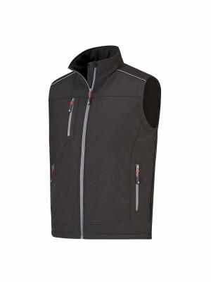 STØRVIK Romme Softshell Bodywarmer Winddicht 4 seizoenen Heren - Zwart