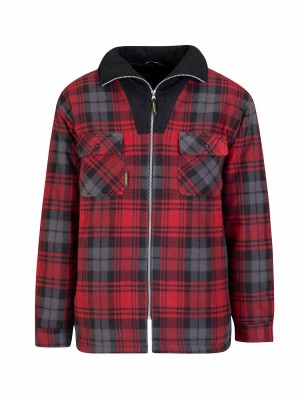 STØRVIK Stanley Thermo Fleece Vest / Houthakkers Jas - Rood