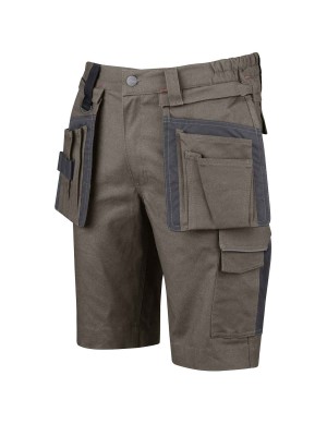 STØRVIK Stretch Korte Werkbroek Taupe - XS-3XL - THIJS