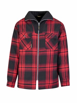 STØRVIK Vancouver Thermoblouse Fleece Kraag - Winddicht - Rood