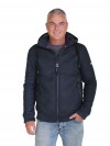 Gebreid Vest Heren Borgvoering Donkerblauw - M-4XL - TORRE