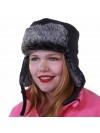 FLEECE MUTS MET OORFLAPPEN DAMES antraciet - Breznjev