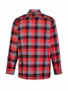 STØRVIK Flanellen Blouse Geruwd Katoen Heren Rood/Zwart - DAWSON 4.3