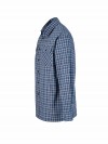 STØRVIK Egersund Katoenen Werkhemd Heren - Houthakkersblouse - Blauw Blok 052-4.4 BLUE