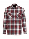 STØRVIK Egersund Katoenen Werkhemd Heren - Houthakkersblouse - Rood Blok 052-3.2BB