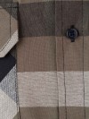 Werkblouse Korte Mouw Heren D2.4 Olijfgroen / Zwart - M-4XL - FARSUND 