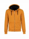 STØRVIK Sweatvest Heren Teddy Voering Oker Geel - S-6XL - KENNY