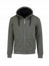 STØRVIK Sweatvest Heren Teddy Voering Olijfgroen - S-6XL - KENNY