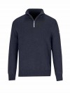 STØRVIK Pullover Heren - Fijn Gebreid - Donkerblauw - Rune