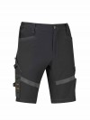STØRVIK 4Way Stretch Korte Werkbroek Zwart - Stijn