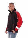 Storvik Softshell Werkjas zwart met rood - Glenn