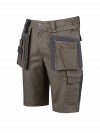 STØRVIK Stretch Korte Werkbroek Taupe - XS-3XL - THIJS