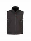 STØRVIK Troms Softshell Bodywarmer Winddicht 4 seizoenen Heren - Zwart