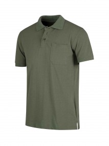 Polo Shirt Heren - Katoen - Olijfgroen - Hastings 