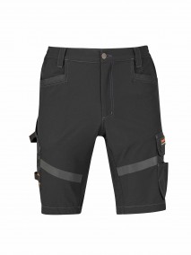 STØRVIK 4Way Stretch Korte Werkbroek Zwart - Stijn
