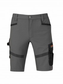 STØRVIK 4Way Stretch Korte Werkbroek Antraciet - Stijn