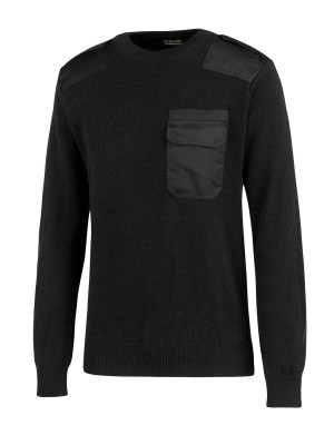 Commandotrui Acryl / Wol Zwart - M-2XL - DAMPIER