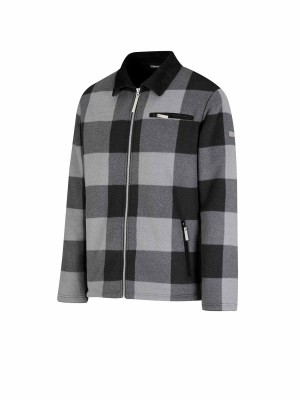 STØRVIK Houthakkers Fleece Vest (Lumberjack) Grijs LONDON
