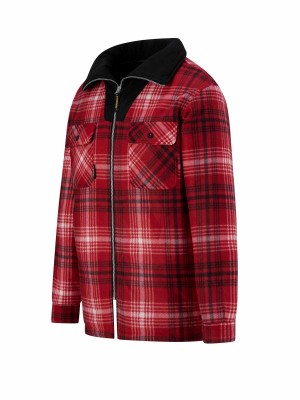 STØRVIK Stanley Thermo Fleece Vest / Houthakkers Jas - Rood