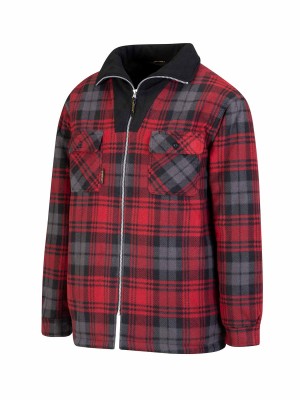 STØRVIK Stanley Thermo Fleece Vest / Houthakkers Jas - Rood