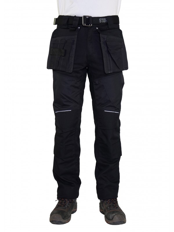 STØRVIK WERKBROEK zwart - Marc