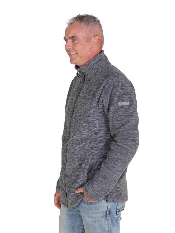 STØRVIK Fleece Vest Heren 4 seizoenen Grijs - M-4XL - KARL