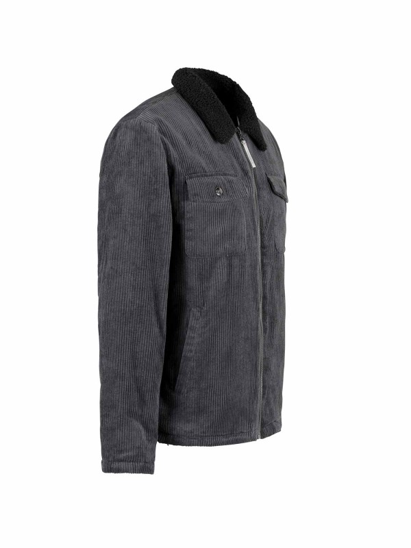 STØRVIK Corduroy Teddy Winterjas Heren Antraciet - S-6XL - CALGARY