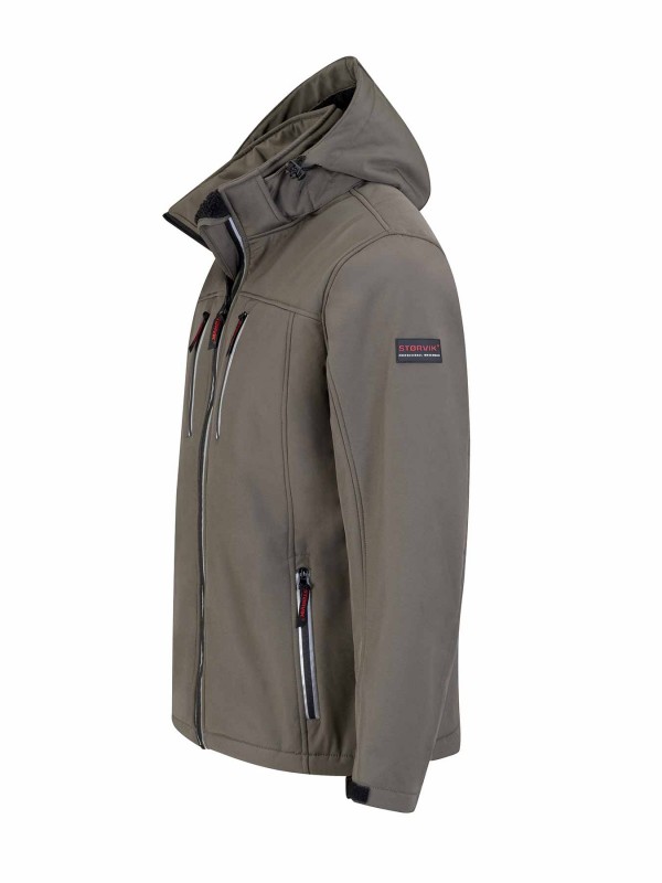 STØRVIK Softshell Winter Werkjas Olijfgroen - CLIVE 
