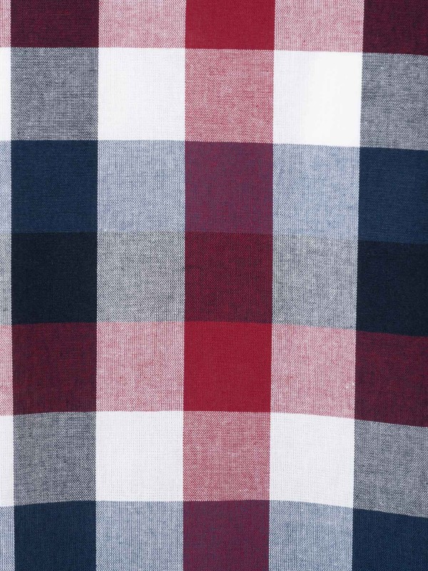 Werkblouse Korte Mouw Heren D2.3 Rood / Blauw - M-4XL - FARSUND 