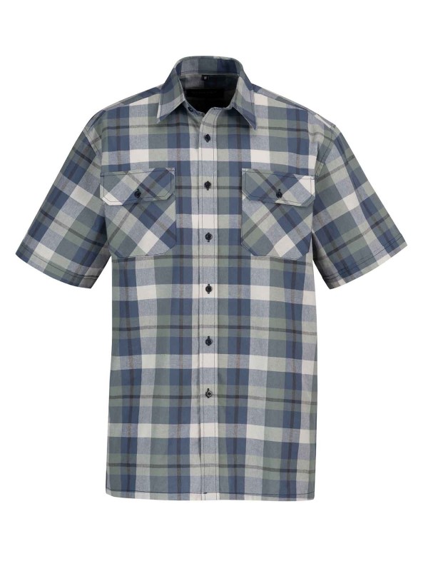Houthakkers blouse outlet korte mouw