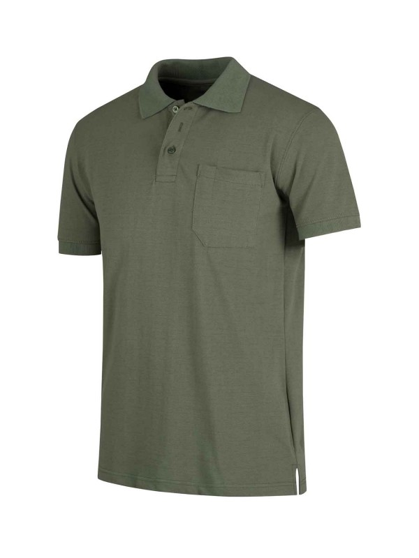 Polo Shirt Heren Katoen Olijfgroen Hastings