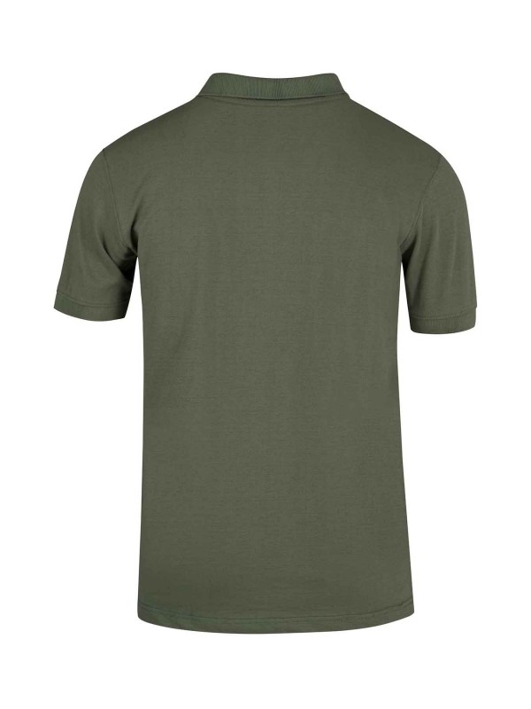 Polo Shirt Heren Katoen Olijfgroen Hastings