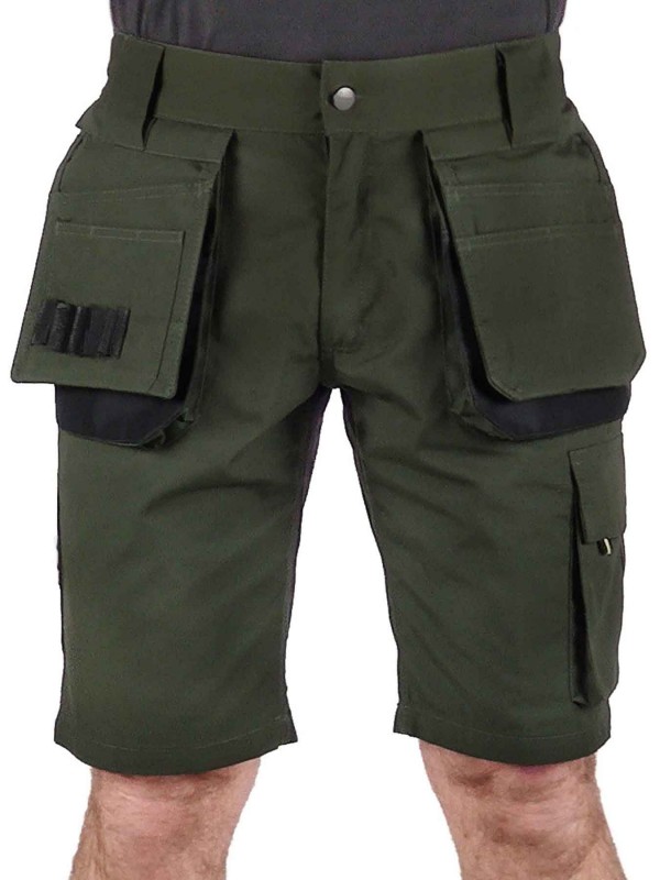 STØRVIK Korte Werkbroek Short Olijfgroen - XS-3XL - JOB