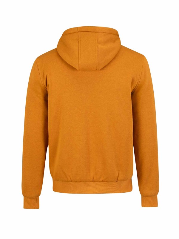 STØRVIK Sweatvest Heren Teddy Voering Oker Geel - S-6XL - KENNY