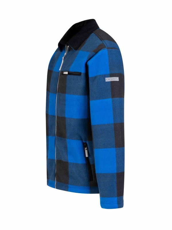 Houthakkers Fleece Vest (Lumberjack) Kobalt Blauw - LONDON