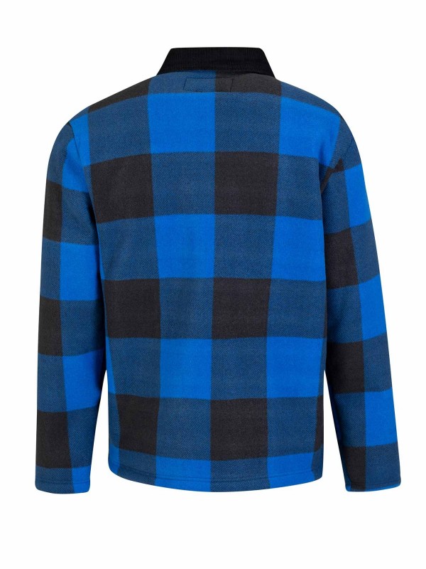 Houthakkers Fleece Vest (Lumberjack) Kobalt Blauw - LONDON