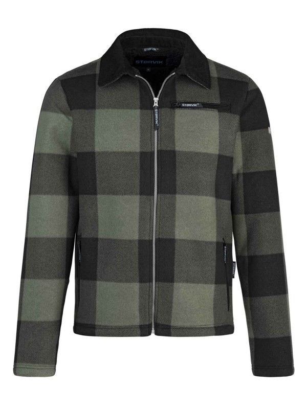 Houthakkers Fleece Vest (Lumberjack) Groen - LONDON