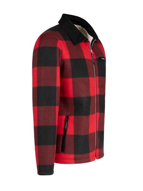 Houthakkers Fleece Vest (Lumberjack) Rood- M-3XL- LONDON