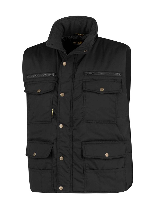Werk bodywarmer zwart kopen Werkkleding Storvik 39 95