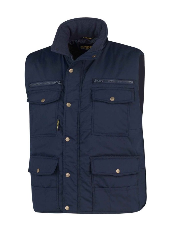 Werk bodywarmer donkerblauw kopen Werkkleding Storvik 39 95
