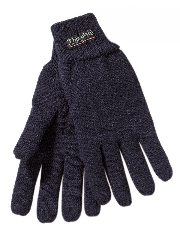 Gebreide Handschoenen Rhein Donkerblauw