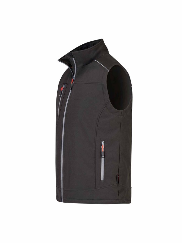 STØRVIK Romme Softshell Bodywarmer Winddicht 4 seizoenen Heren - Zwart
