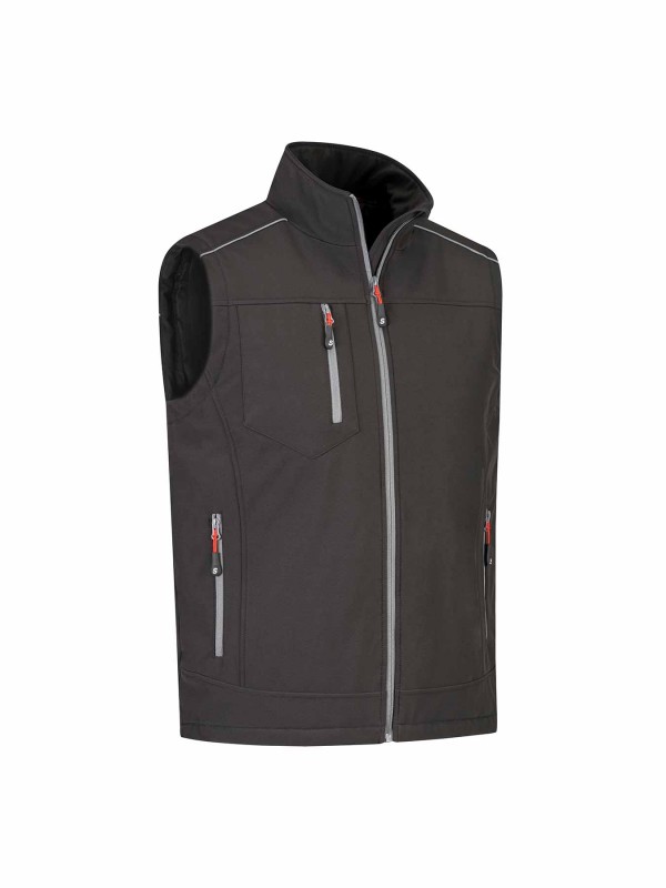STØRVIK Romme Softshell Bodywarmer Winddicht 4 seizoenen Heren - Zwart