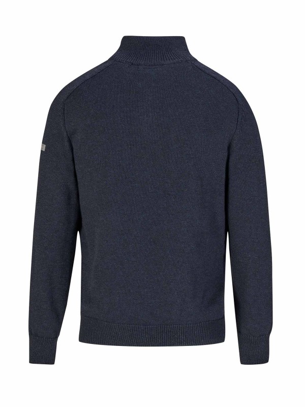 STØRVIK Pullover Heren - Fijn Gebreid - Donkerblauw - Rune