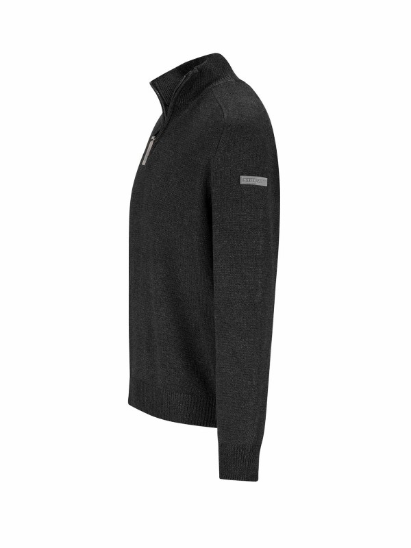 STØRVIK Pullover Heren - Fijn Gebreid - Zwart - Rune