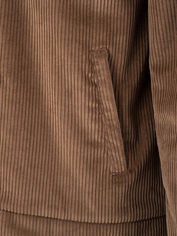 STØRVIK Corduroy Teddy Winterjas Heren Taupe - S-6XL - CALGARY