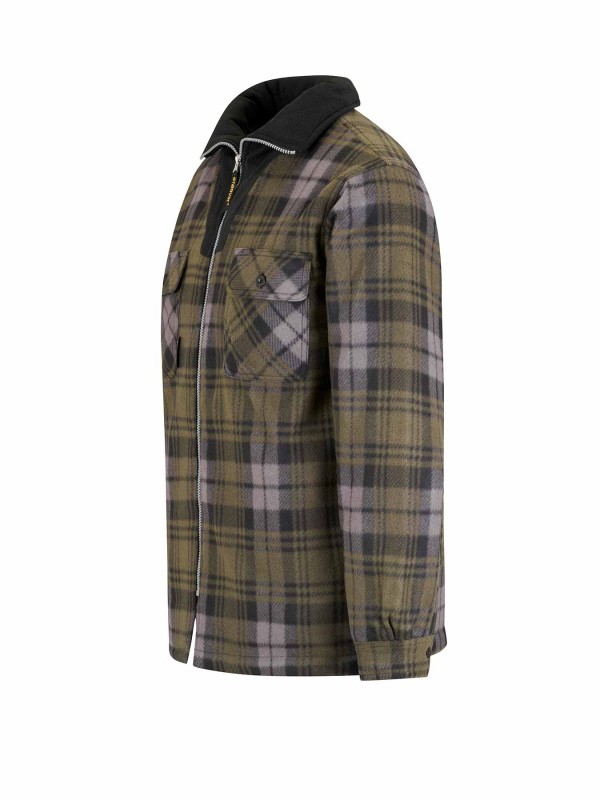 STØRVIK Stanley Thermo Fleece Vest / Houthakkers Jas - Olijfgroen